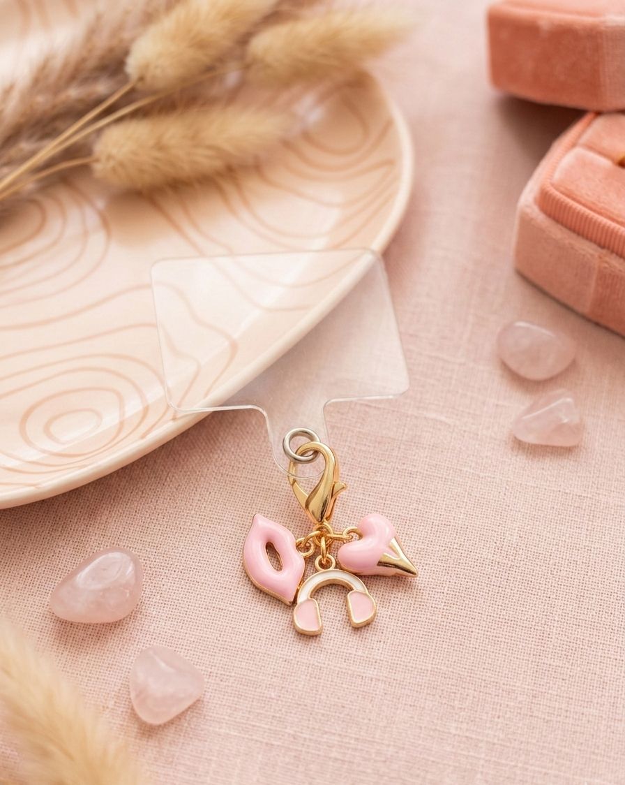 Lip, Heart, Headphone Phone Charm - Nimé By Shop Trendys