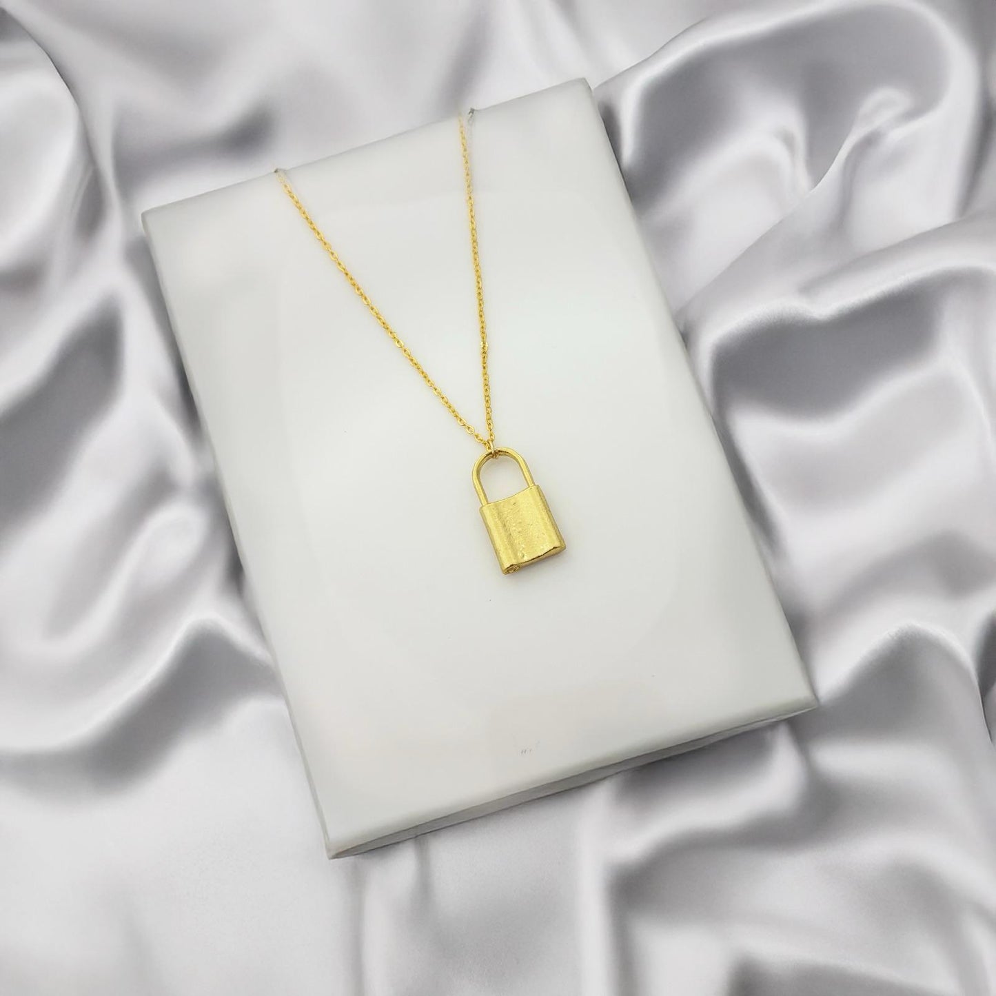 Women Padlock Necklace