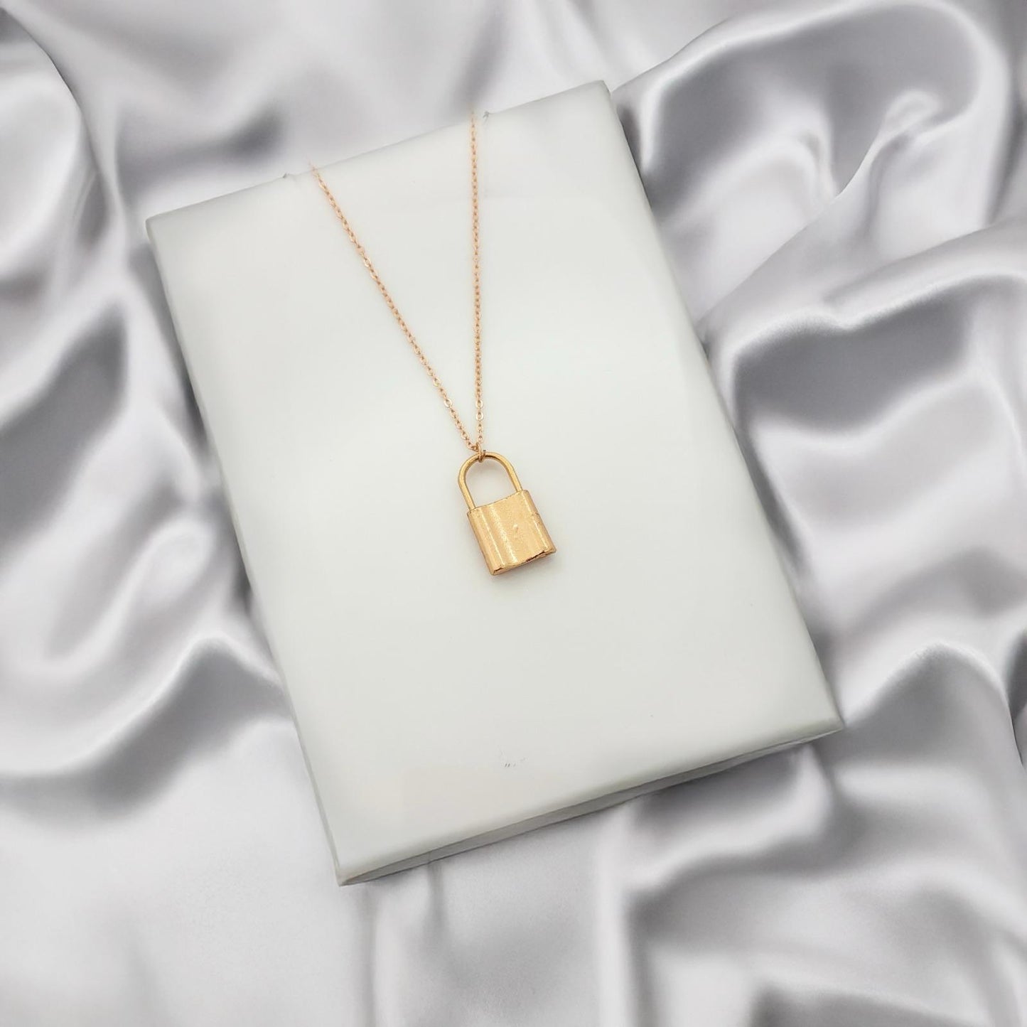 Women Padlock Necklace