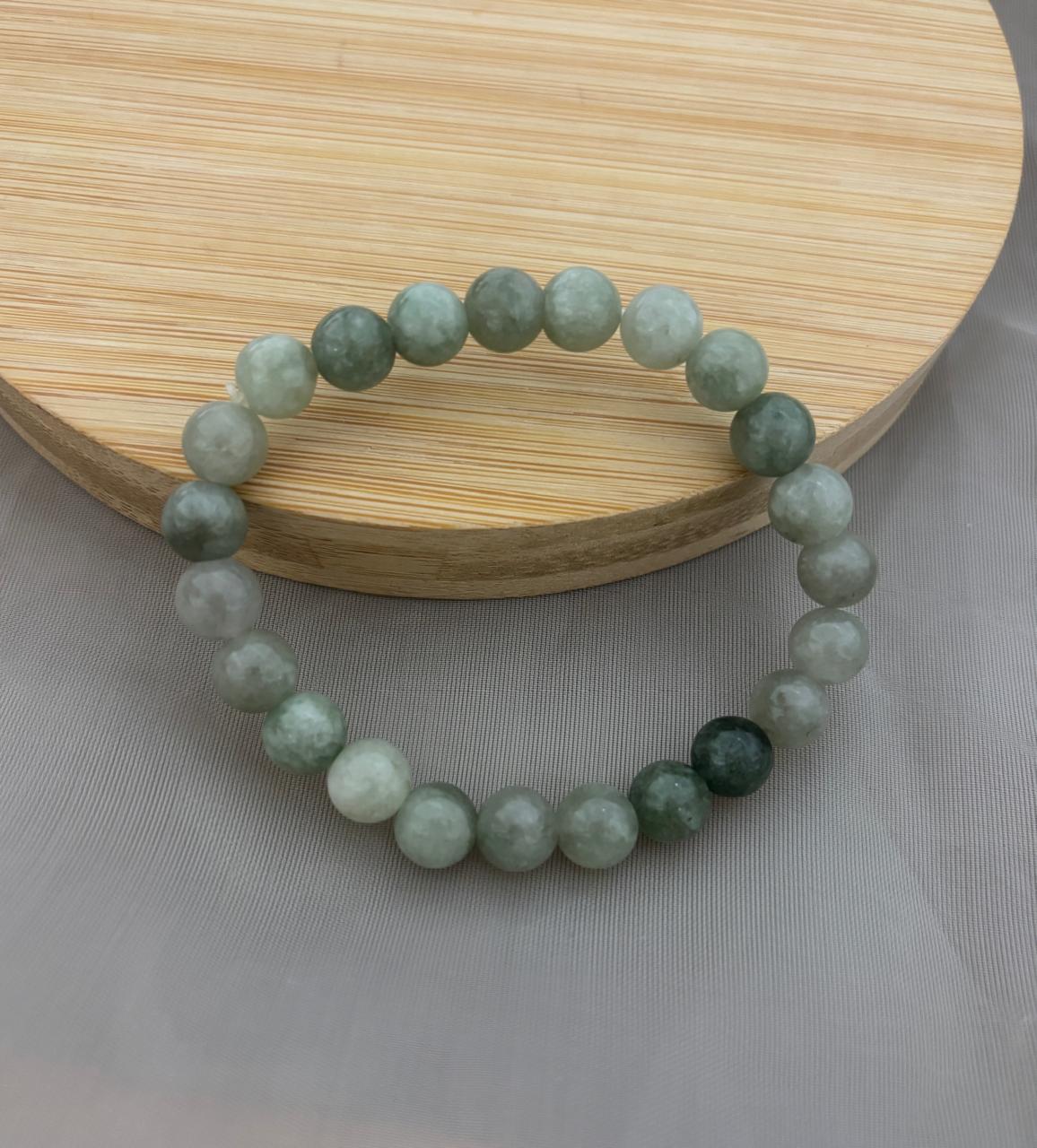Galaxy Olive Green Bead Bracelet (Customizes Charms)