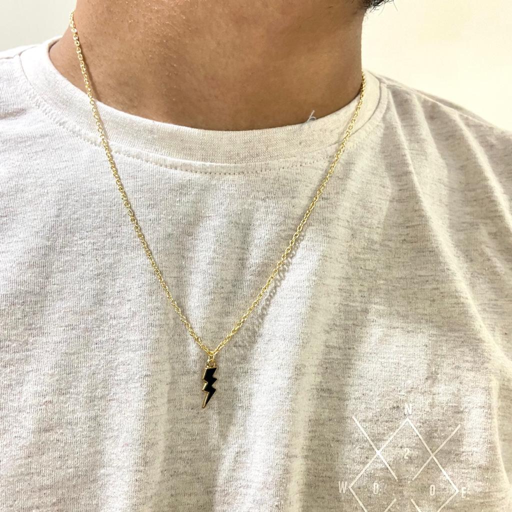 Men Galaxy Thunder Chain Necklace