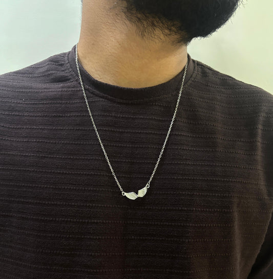 Men Angel Wings Chain Necklace