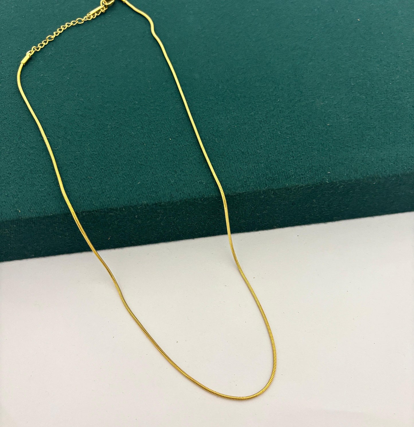 Sleek Thread Men Chain Necklace (Stainless Steel) (Unisex)