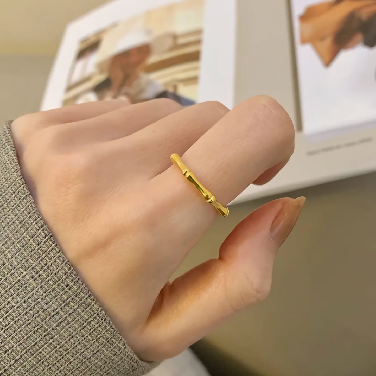 Bamboo Anti Tarnish Ring