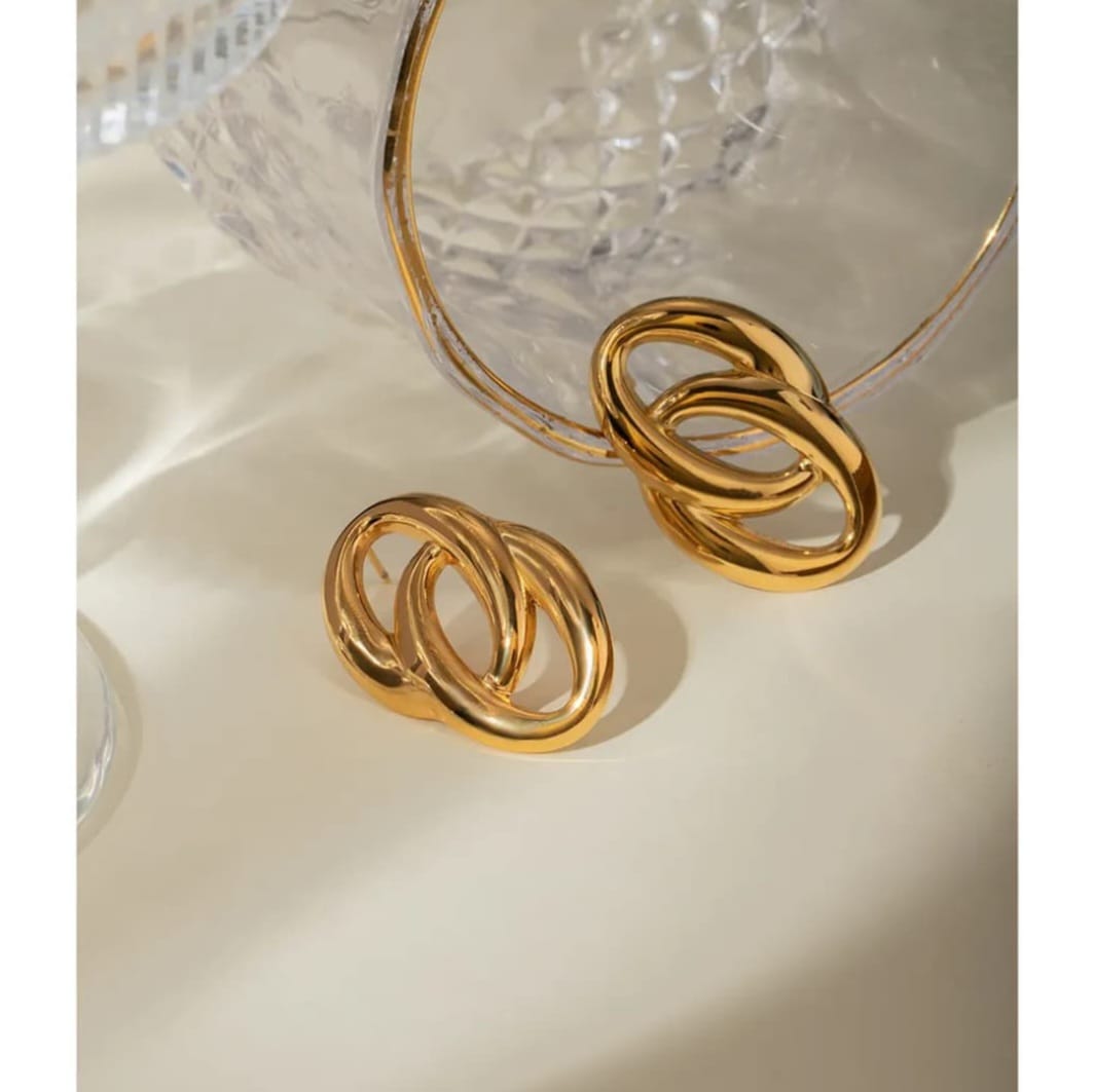 Golden Loop Earrings