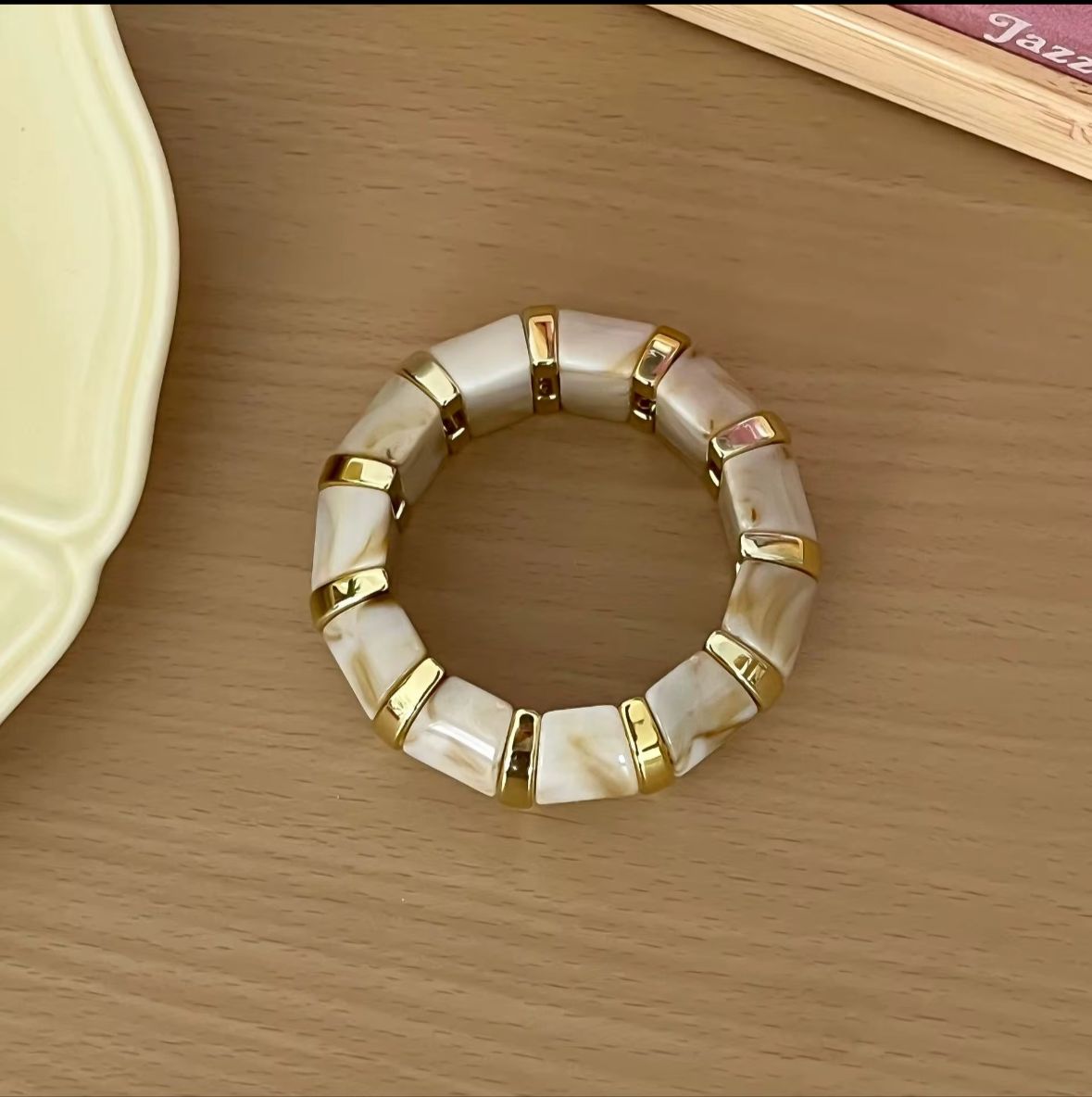 Adjustable Enamel Acrylic Kada Bangle