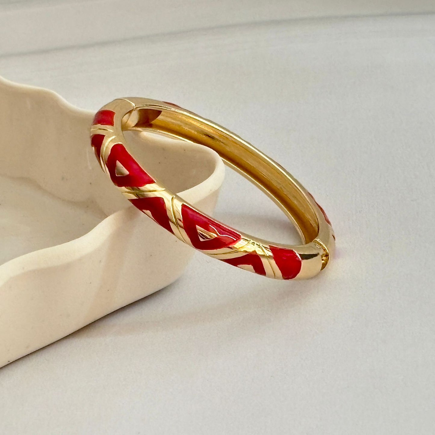 Women Tribal Enamel Kada Bracelet