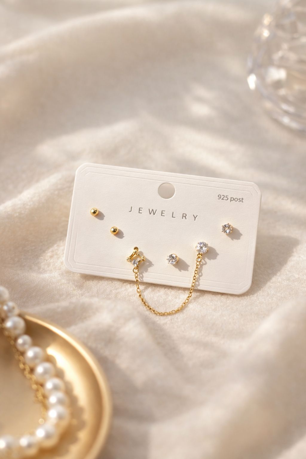 Women Square Chain Earring (Set of 3) - Nimé By Shop Trendys