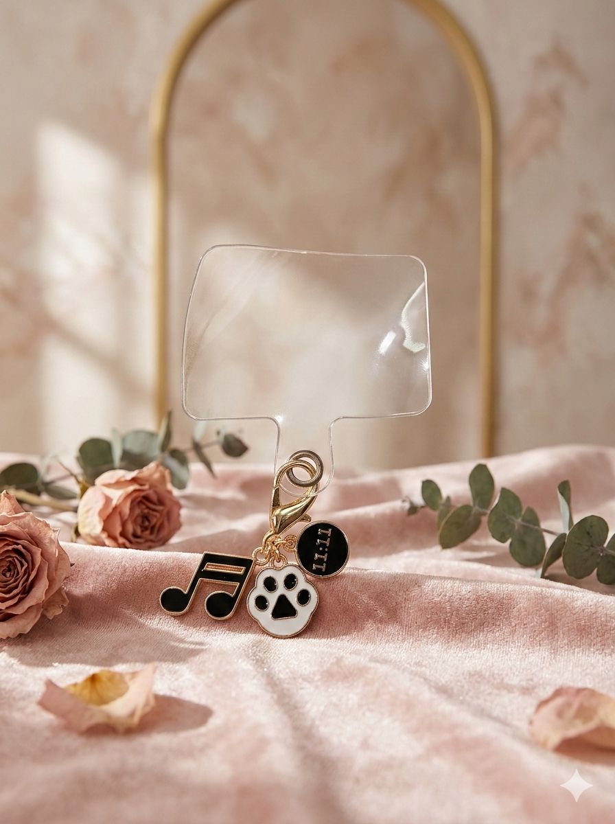 Music, Paw, 11:11 Phone Charm - Nimé By Shop Trendys
