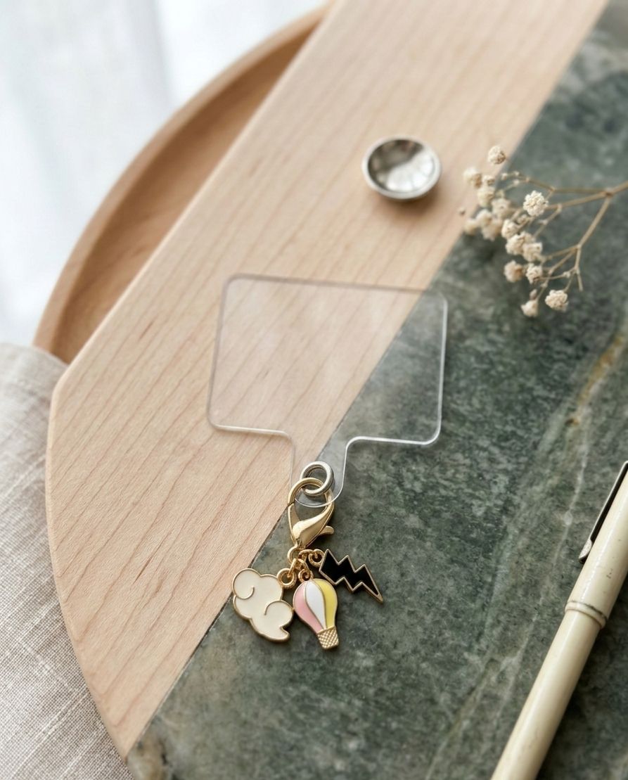 Balloon, Lightening, Cloud Phone Charm - Nimé By Shop Trendys