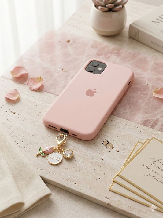 Tulip, Diamond 11:11 Phone Charm - Nimé By Shop Trendys
