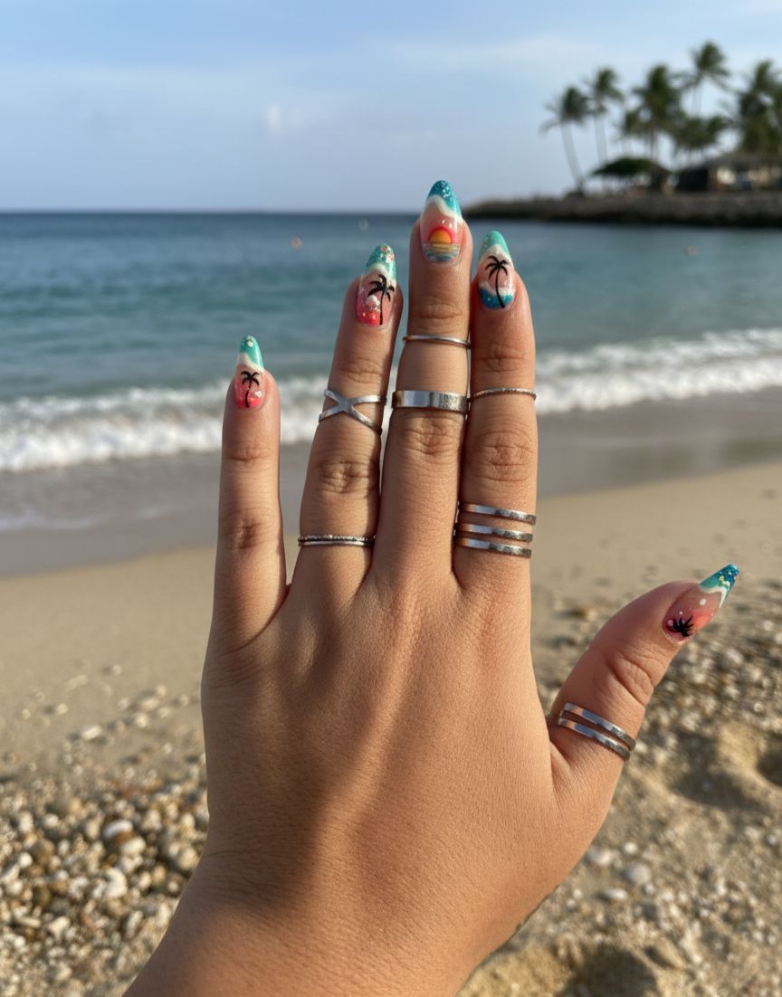 D16 Ring Set (9 Rings ) - Nimé By Shop Trendys