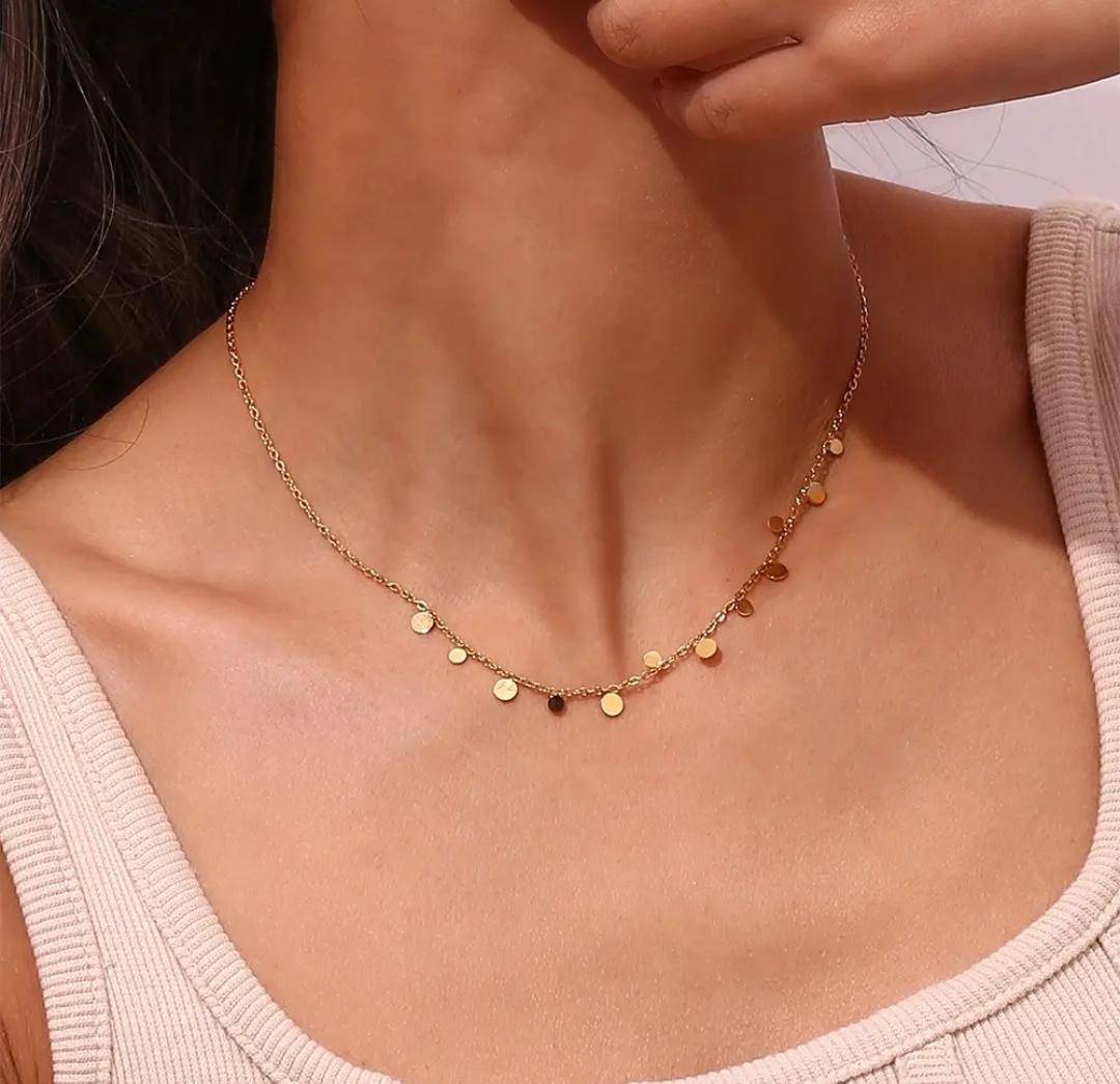 Coin Charm Necklace ( Anti Tarnish ) - Nimé By Shop Trendys
