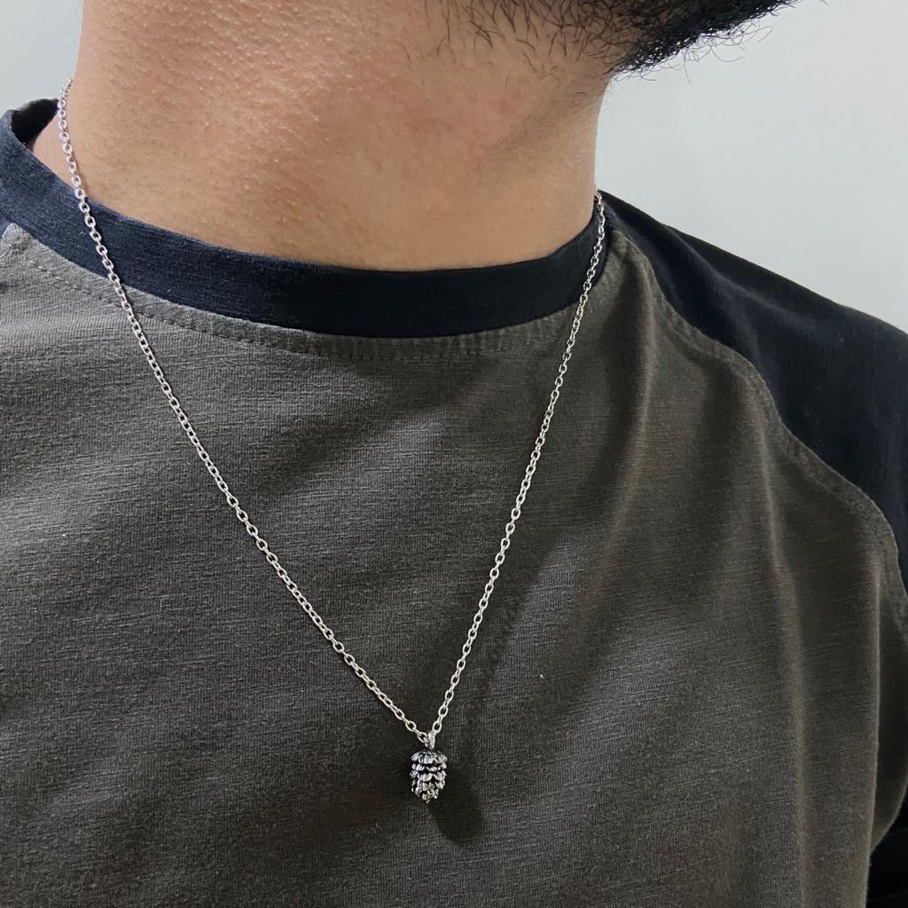 Men Pinecone Chain Necklace