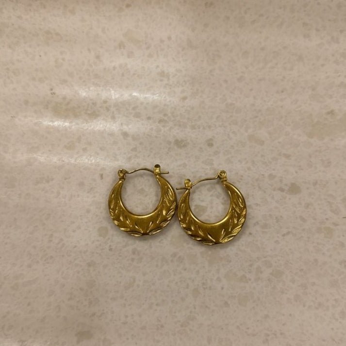 Women Golden Veil Bali Halo Earring (Anti Tarnish)