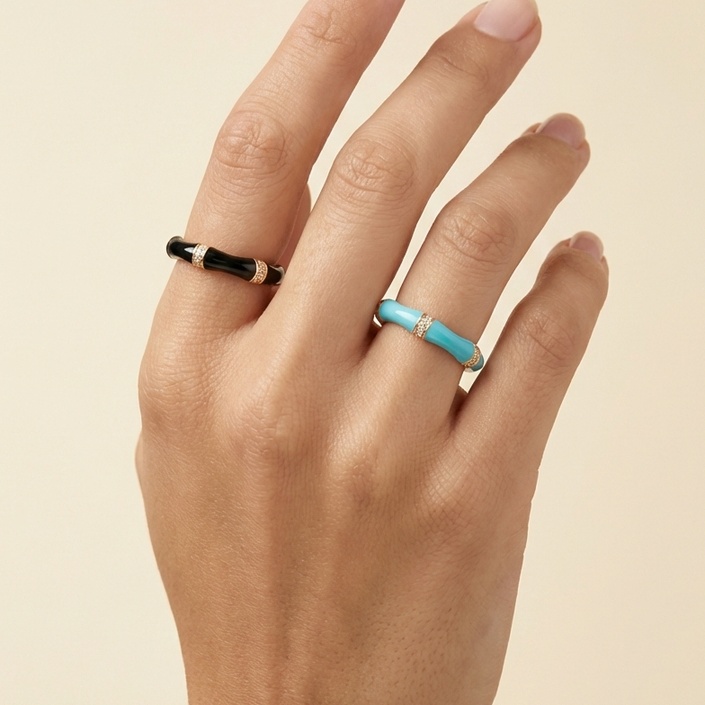 Bone Diamond Ring  - Adjustable - Nimé By Shop Trendys
