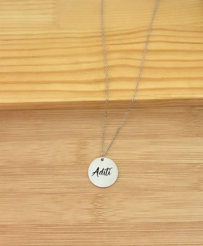 Customized Photo Coin Necklace