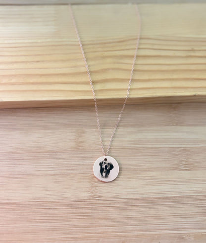 Customized Photo Coin Necklace