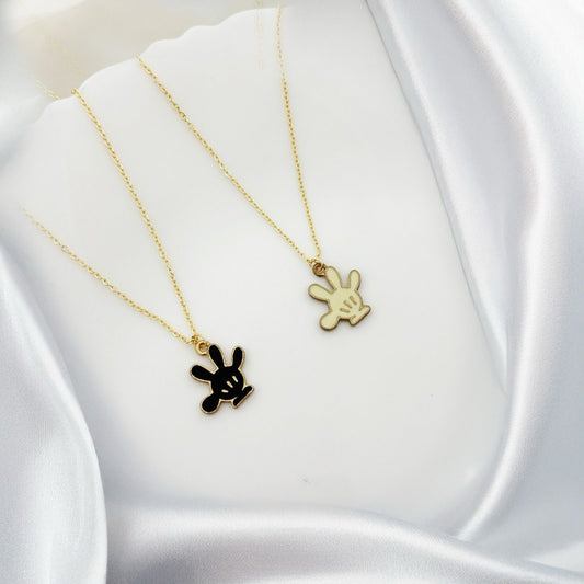 Best Friend Mickey Hand Women Necklace (Set of 2)
