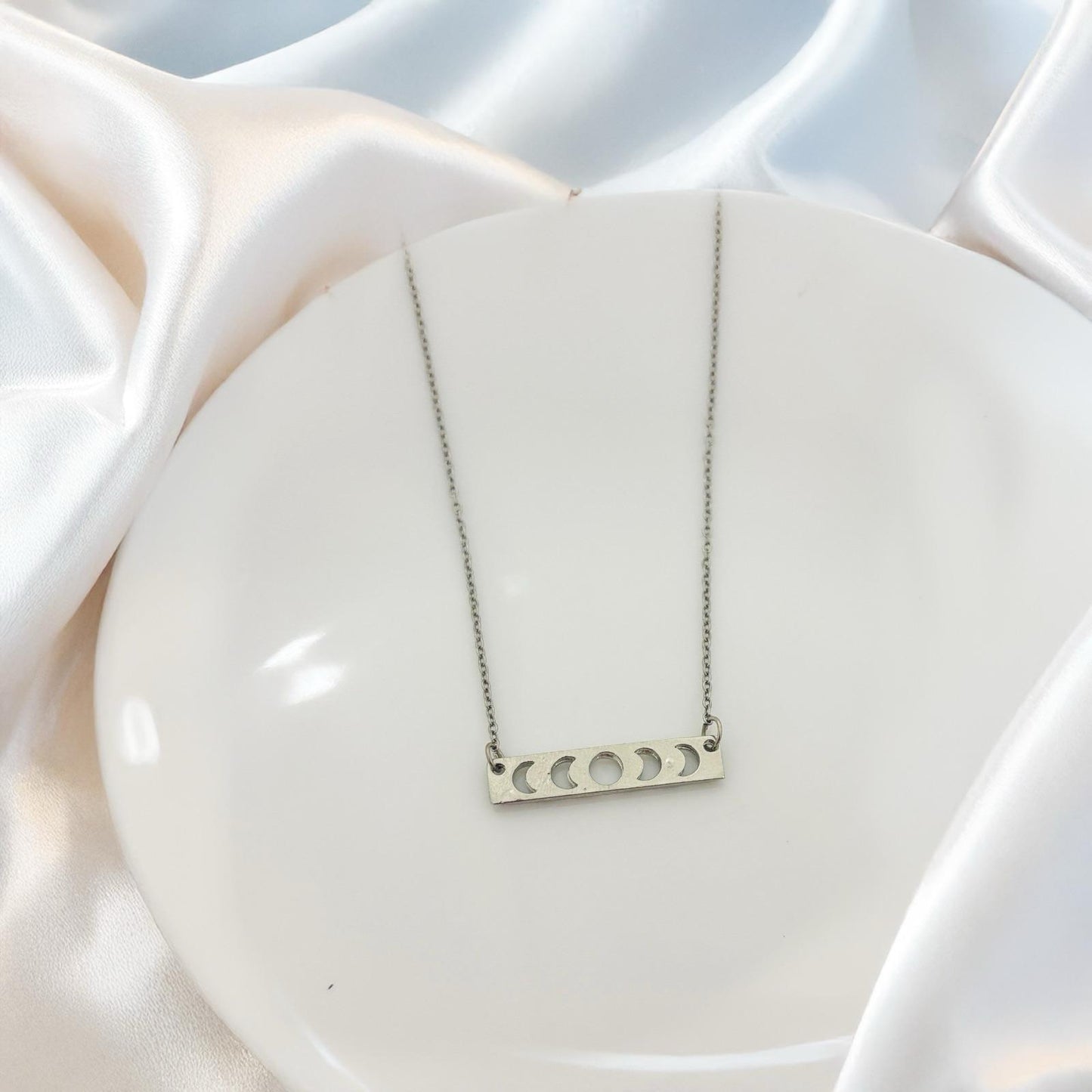 Phases of Moon Women Necklace
