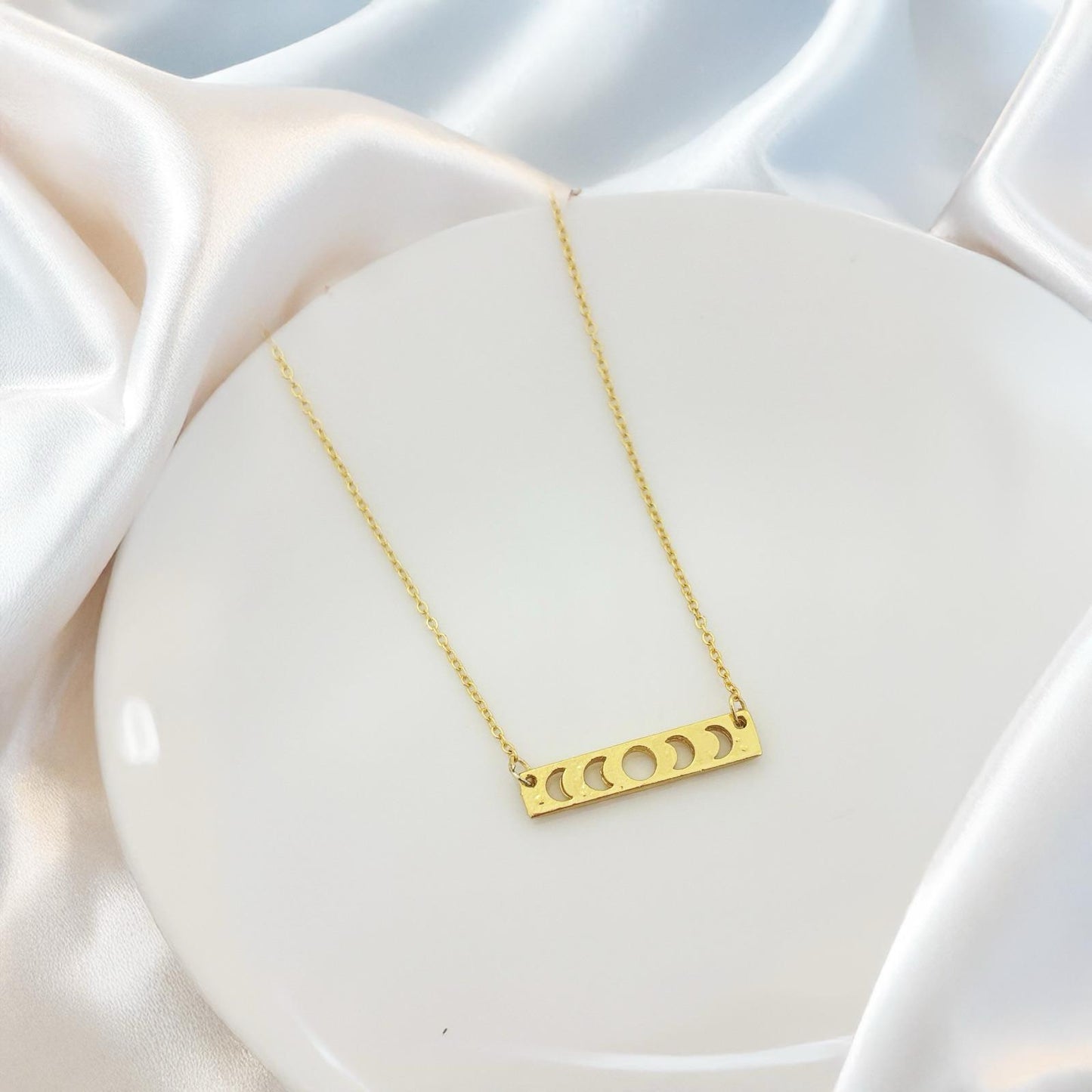 Phases of Moon Women Necklace