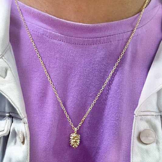 Men Pinecone Chain Necklace