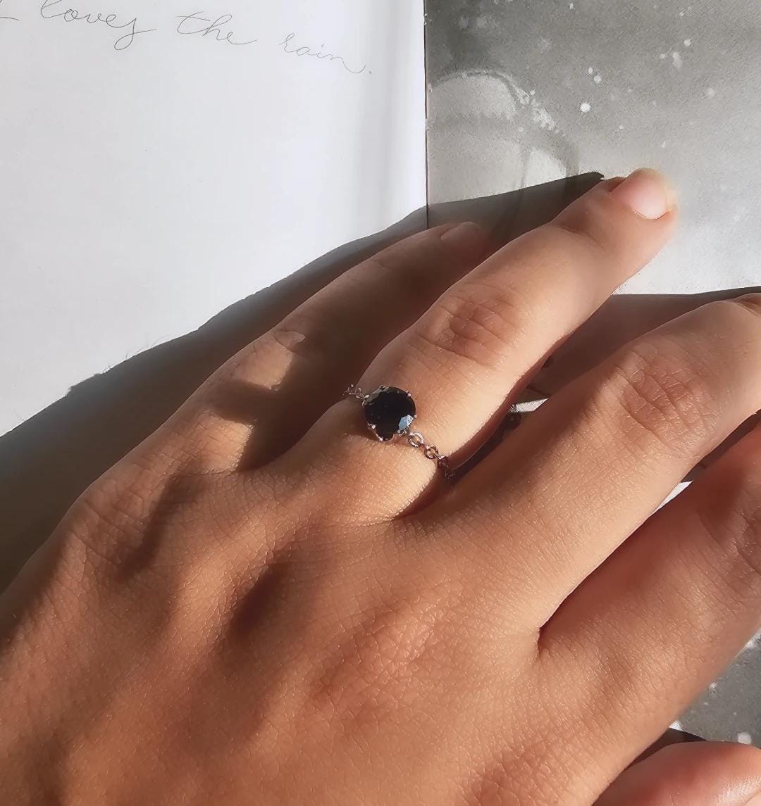 Adjustable Ring Circle Silver - Nimé By Shop Trendys