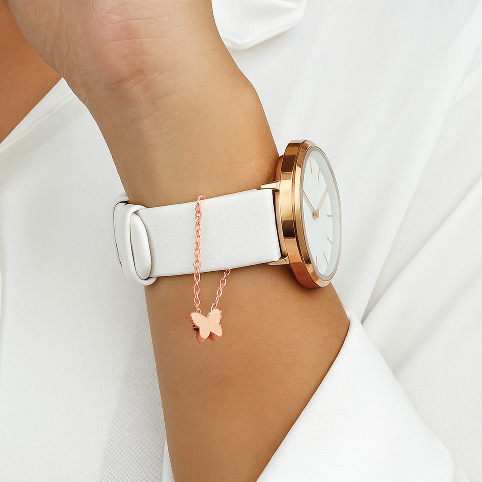 Minimal Butterfly Watch Charm - Nimé By Shop Trendys