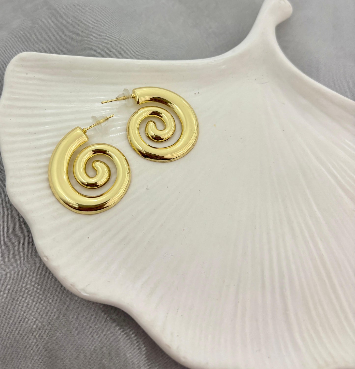 Spiral Earrings (Anti Tarnish)