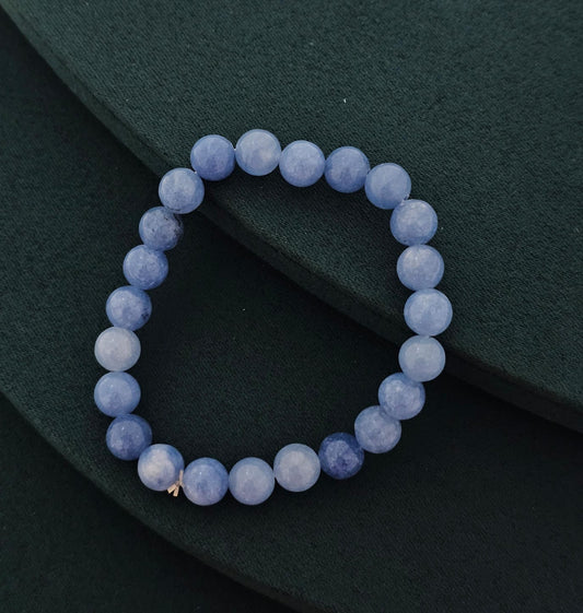 Galaxy Blue Bead Bracelet (Customizes Charms)