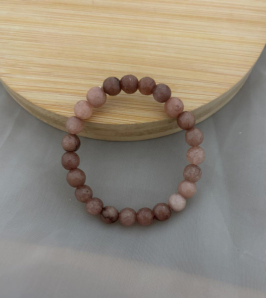 Galaxy Brown Bead Bracelet (Customizes Charms)
