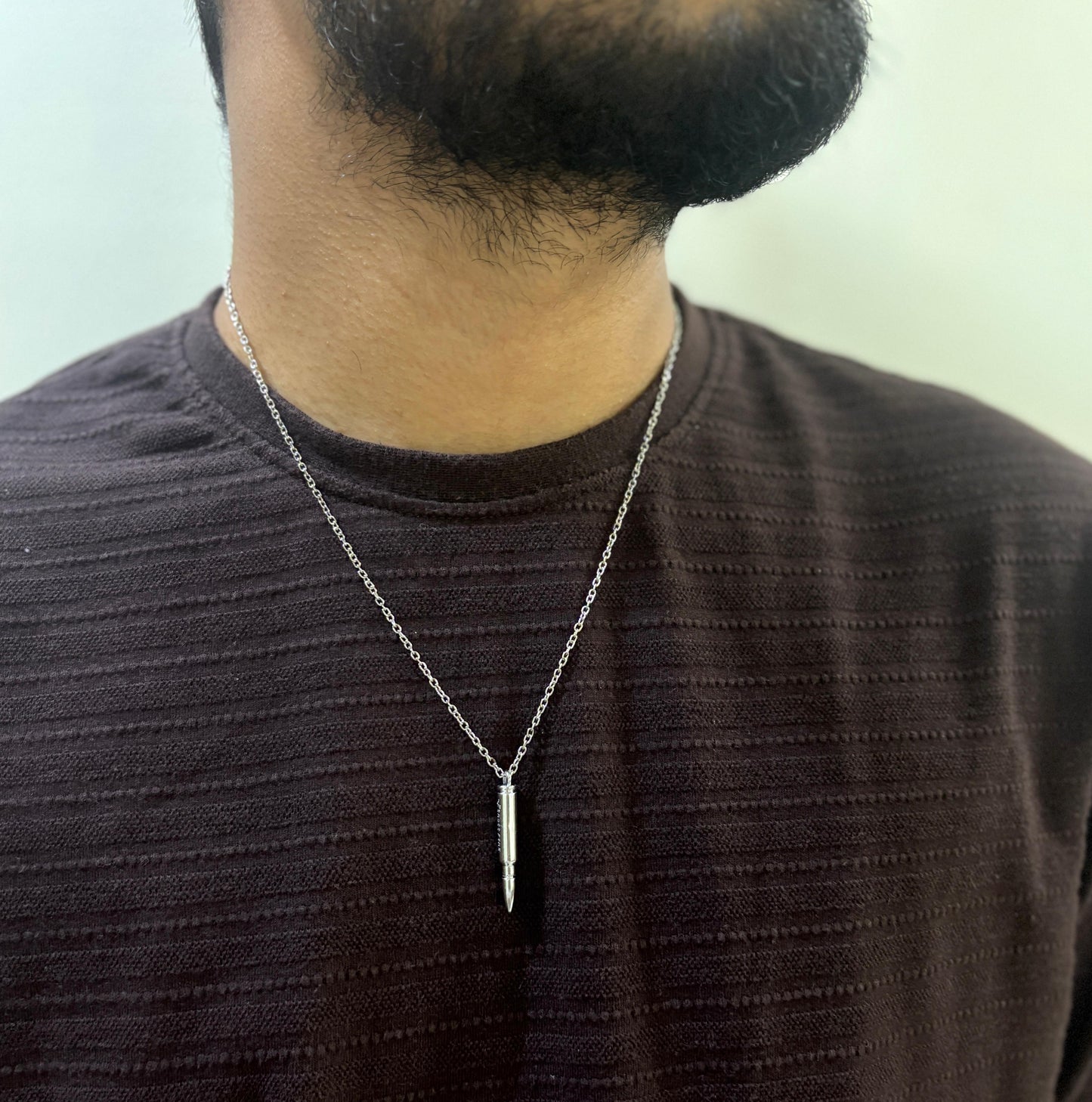 Men Ammo Chain Necklace