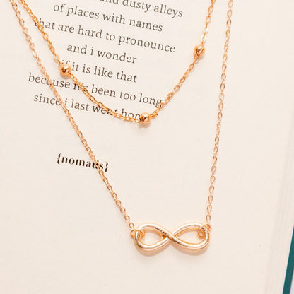 Infinity Two Layered Women Necklace