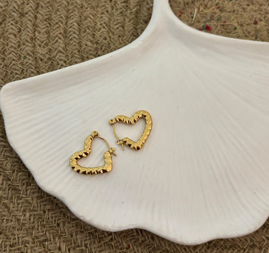 Golden Halo Luxe Style Hoop Earring Style 2 (Anti Tarnish)