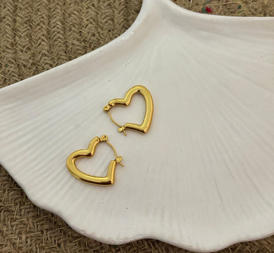 Golden Halo Luxe Style Hoop Earring Style 5 (Anti Tarnish)