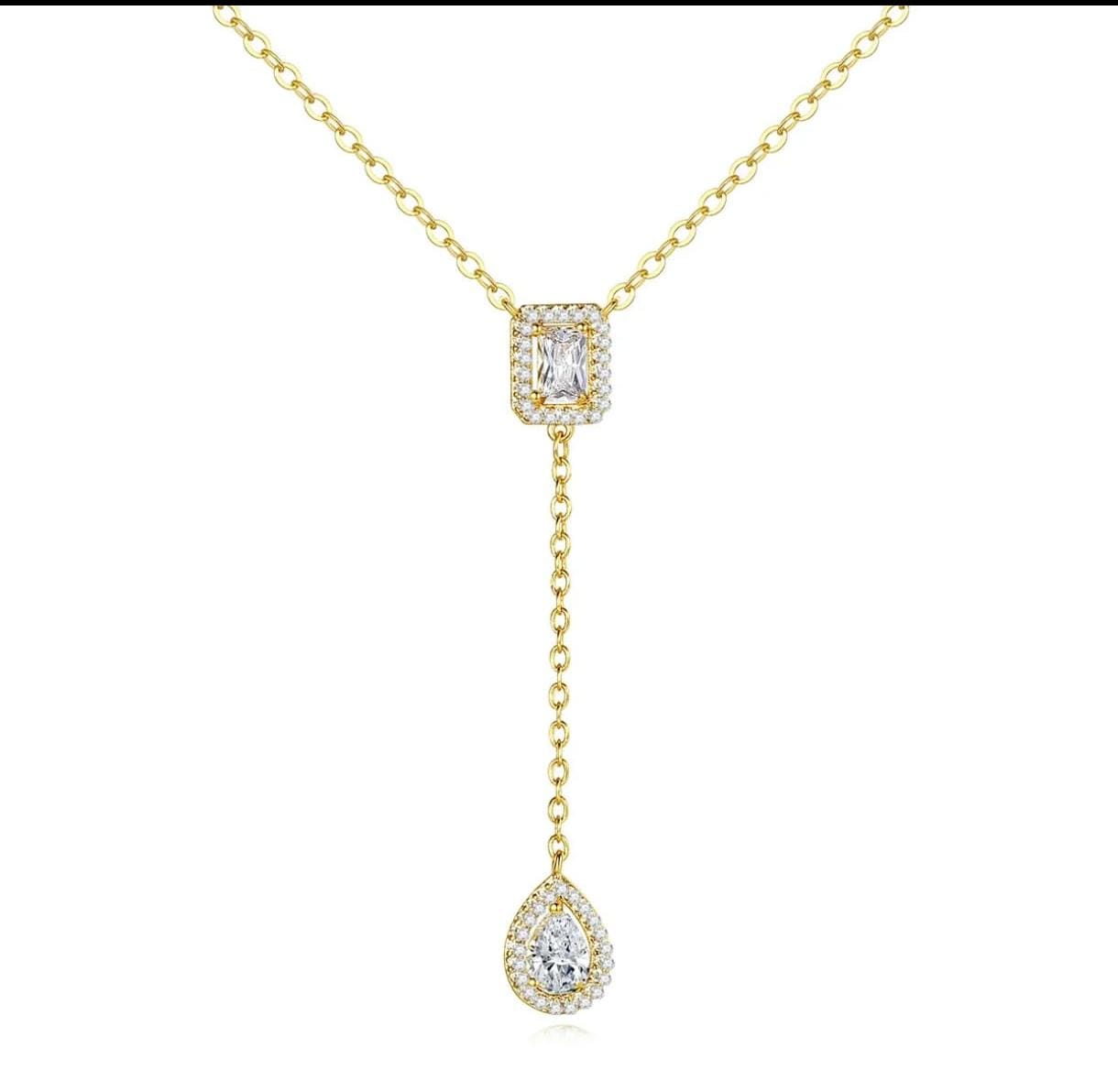 Aurora Drop Women Necklace (Anti Tarnish)