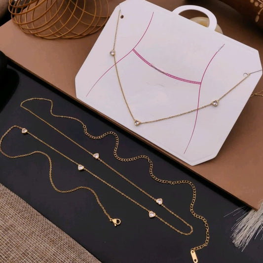 D-1 Golden Woman Waist Chain (Anti Tarnish)