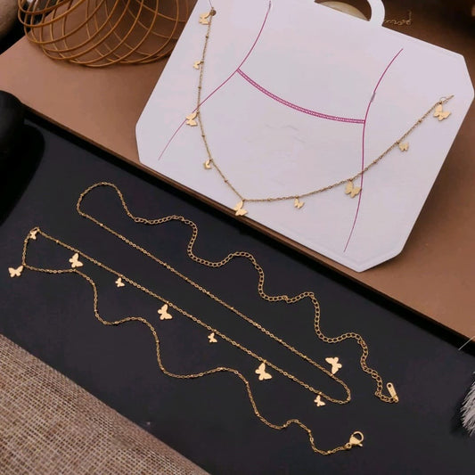 D-3 Golden Woman Waist Chain (Anti Tarnish)