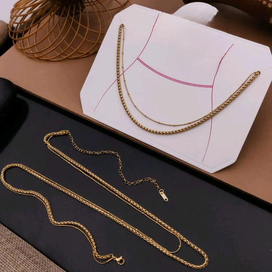 D-6 Golden Woman Waist Chain (Anti Tarnish)