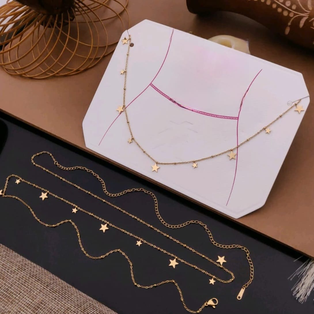 D-7 Golden Woman Waist Chain (Anti Tarnish)