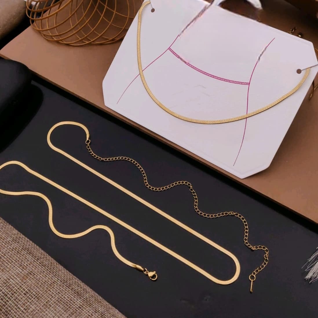 D-9 Golden Woman Waist Chain (Anti Tarnish)