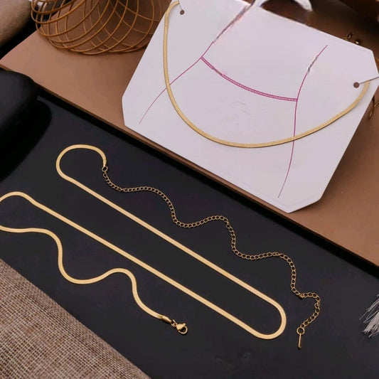D-9 Golden Woman Waist Chain (Anti Tarnish)