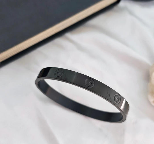 Black Cartier Men Kada
