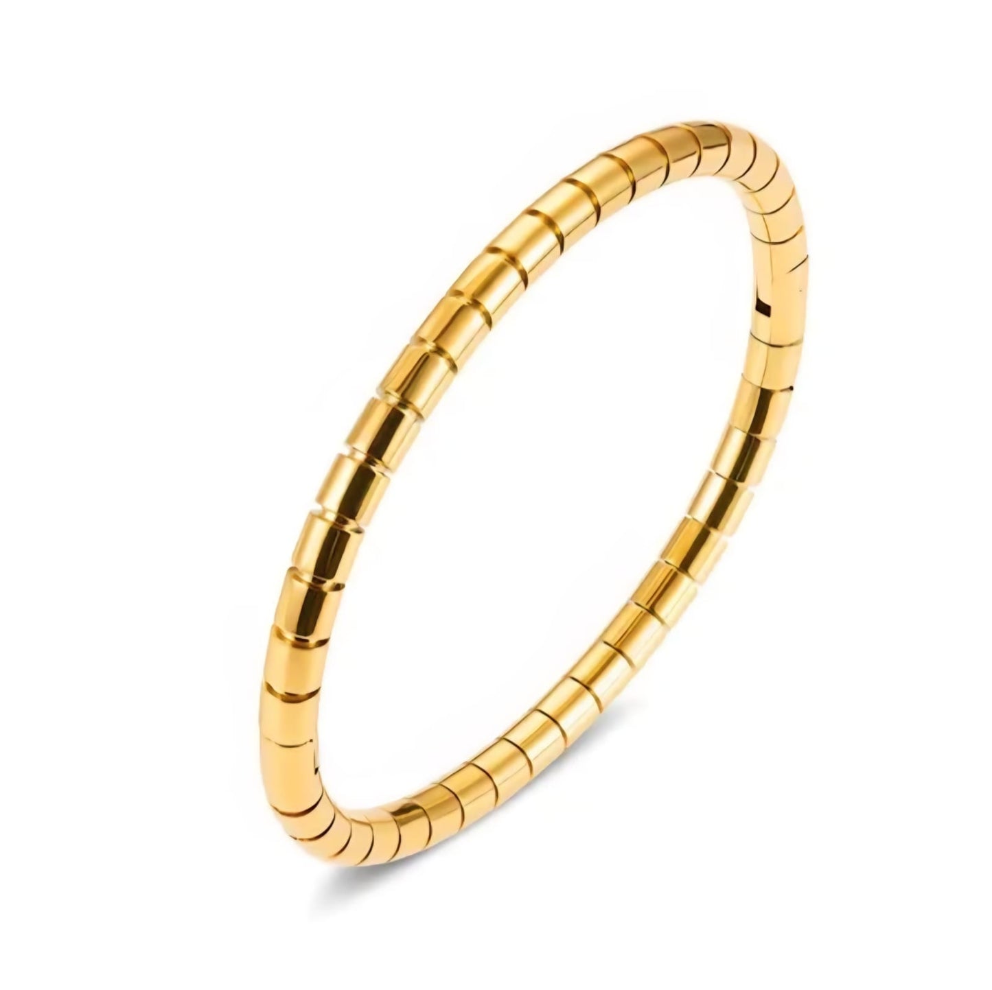 Curve Bamboo Women Kada Bracelet (Anti Tarnish)