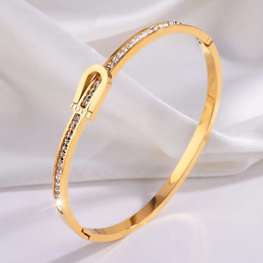Love Pin Women Kada Bracelet (Anti Tarnish)