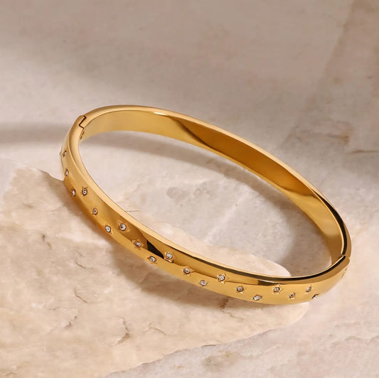 Scattered Stars Women Kada Bracelet (Anti Tarnish)
