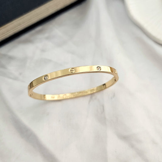 Thin Oval Cartier Women Kada Bracelet (Anti Tarnish)