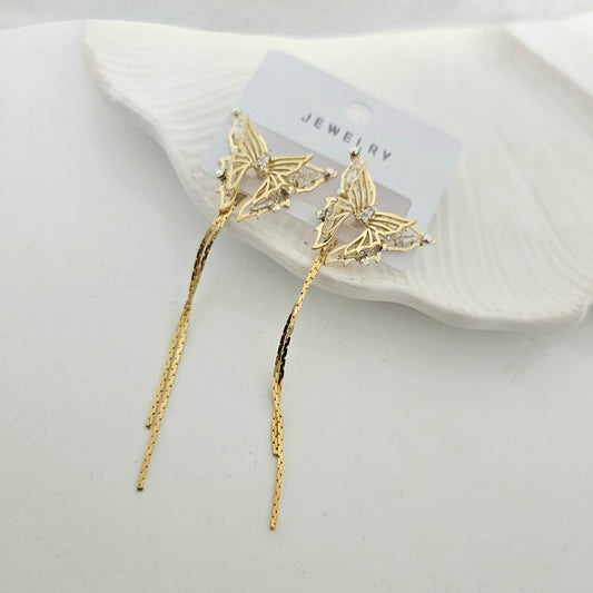 Butterfly Drop Flow Earrings