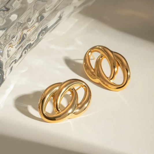 Golden Loop Earrings
