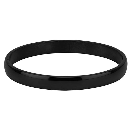 Plain Curve Black Men Kada